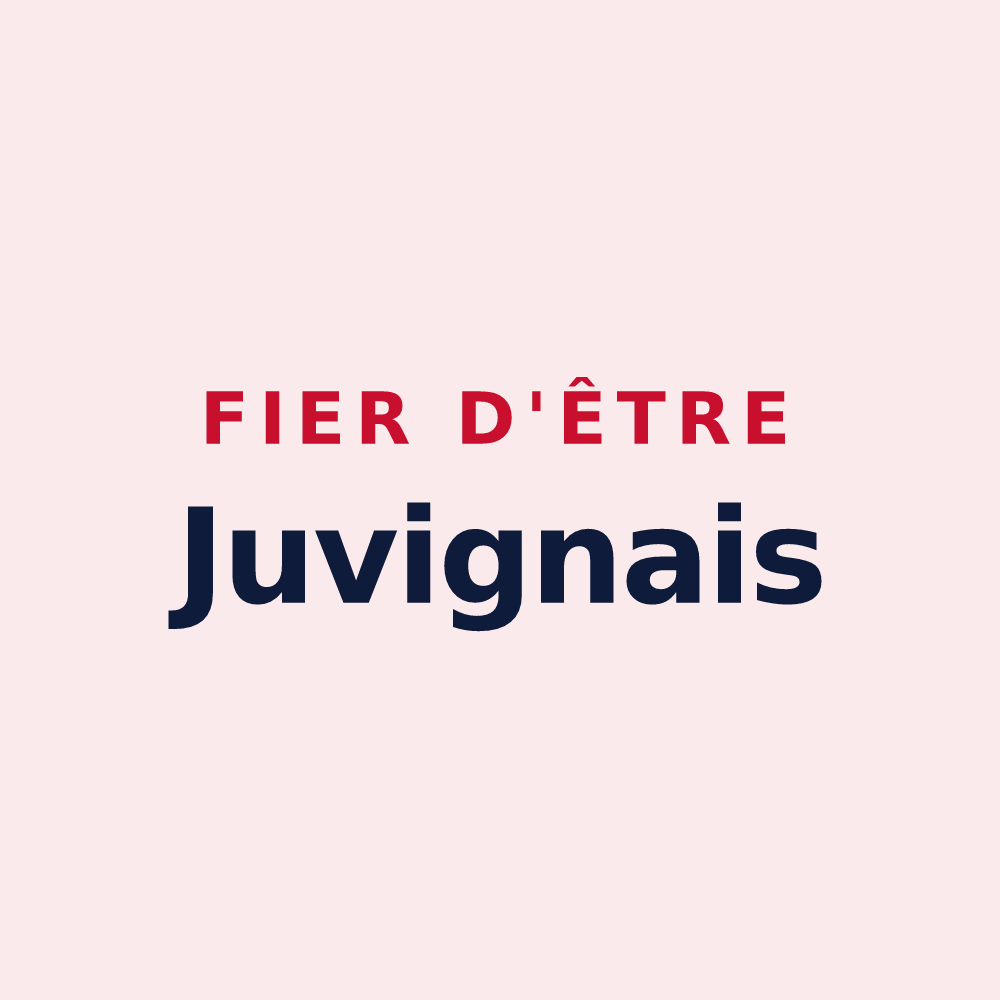 Magnet « Fier d'être Juvignais » — design pour Juvigny-sur-Seulles