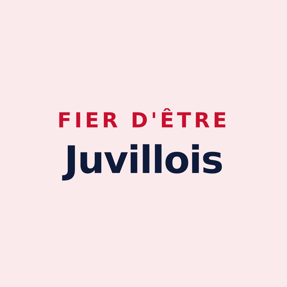 Magnet « Fier d'être Juvillois » — design pour Juville