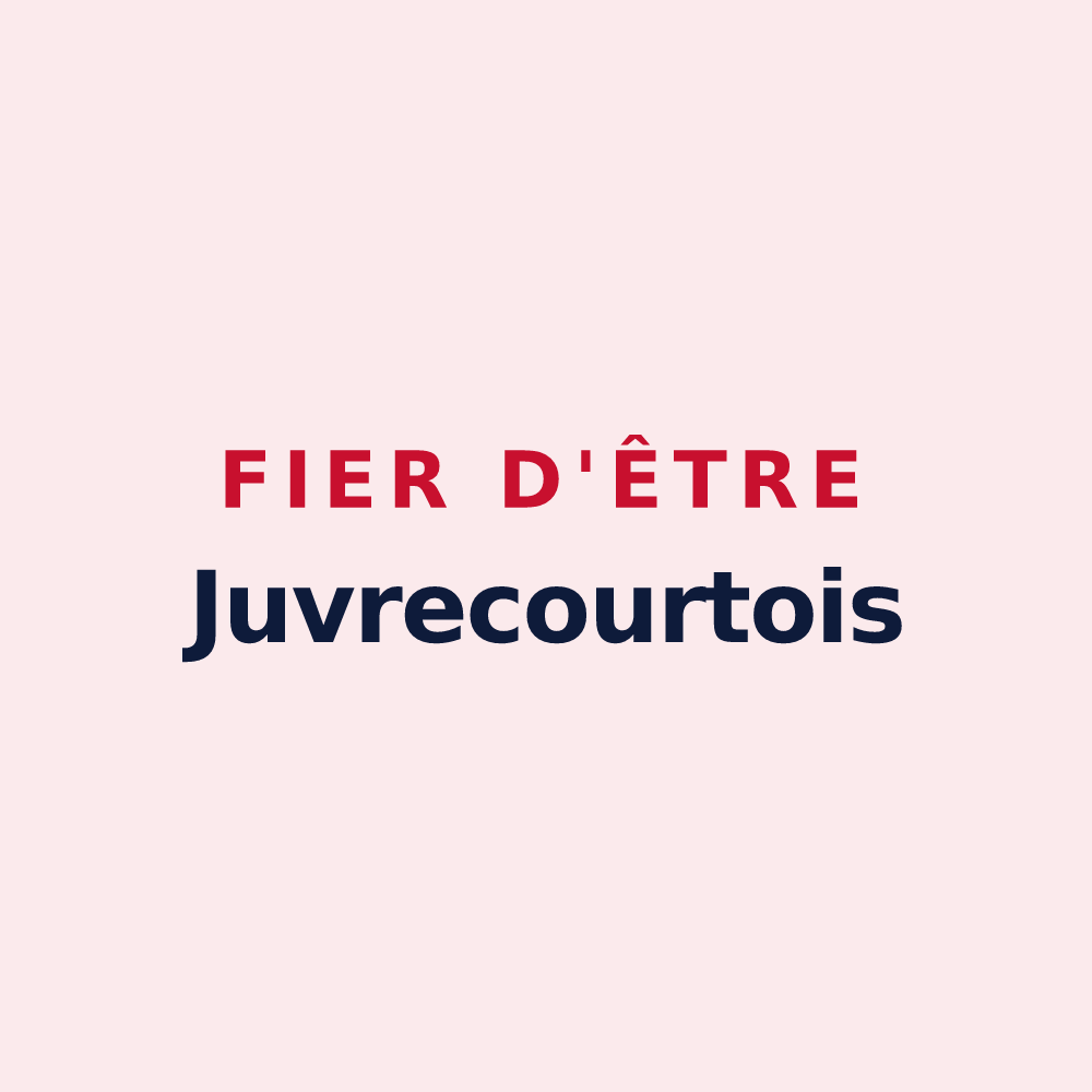 Magnet « Fier d'être Juvrecourtois » — design pour Juvrecourt