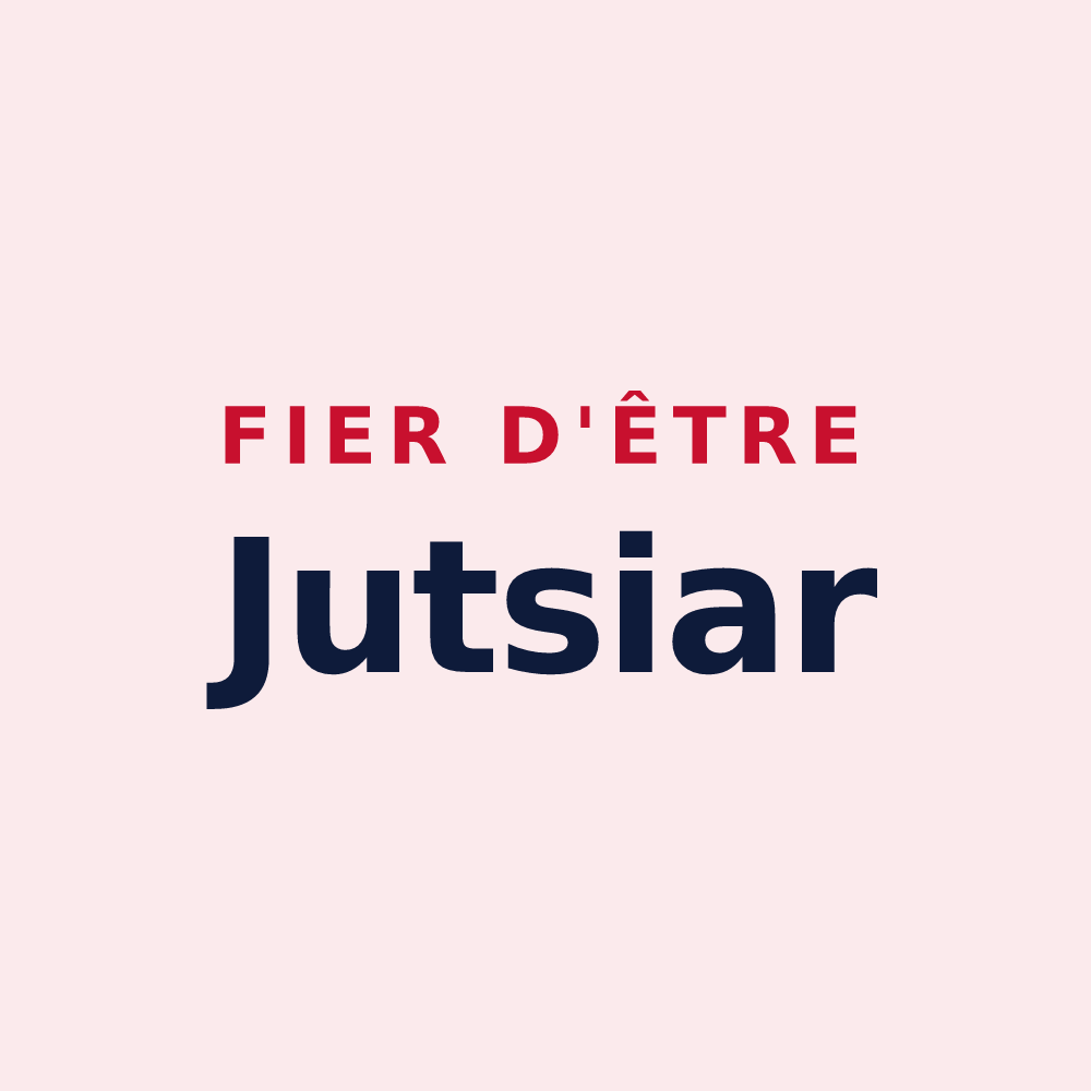 Magnet « Fier d'être Jutsiar » — design pour Juxue
