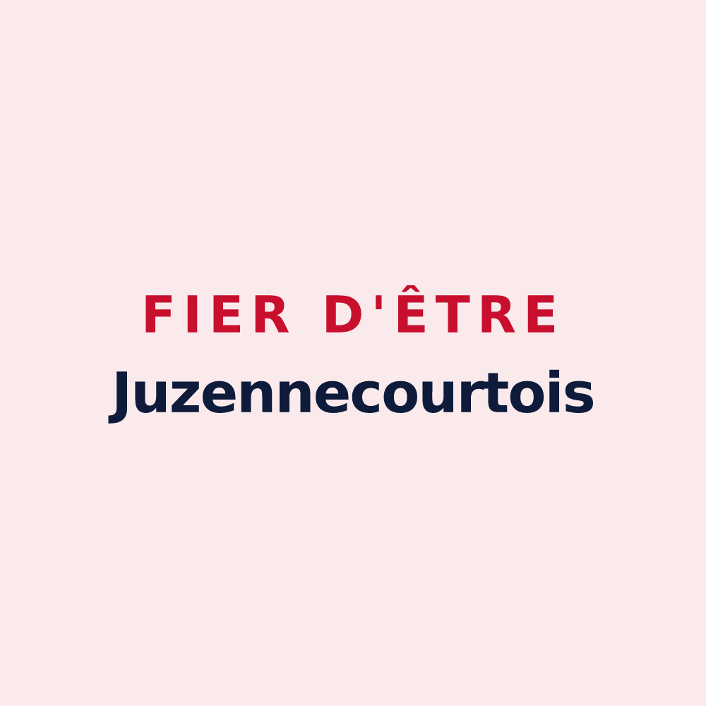 Magnet « Fier d'être Juzennecourtois » — design pour Juzennecourt