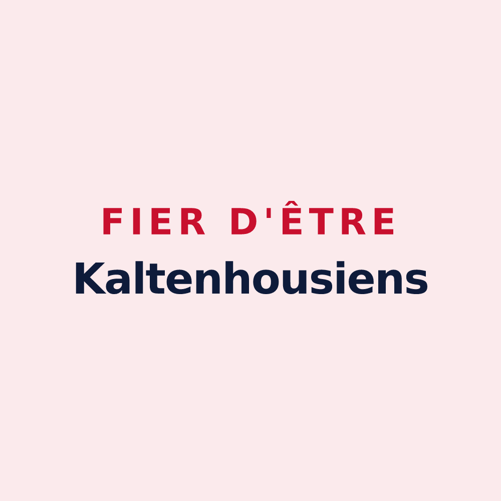 Magnet « Fier d'être Kaltenhousiens » — design pour Kaltenhouse