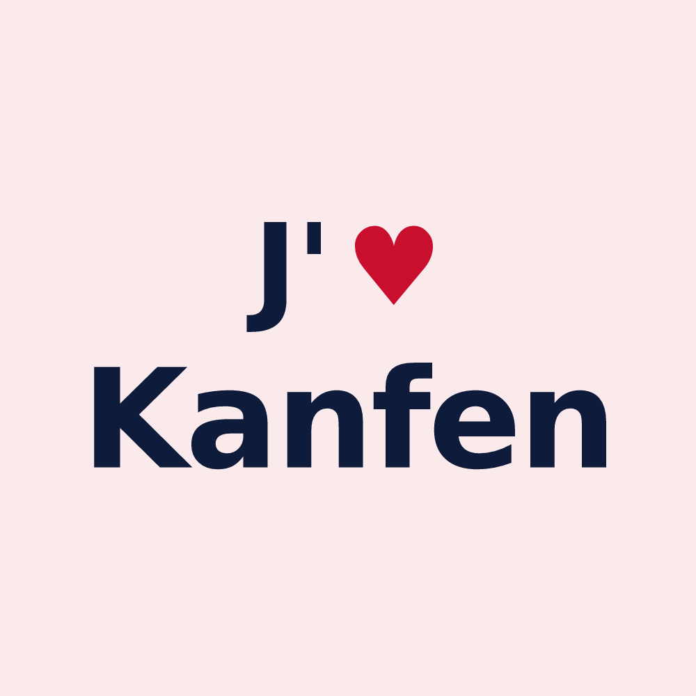 Magnet personnalisé Kanfen — design J'aime Kanfen