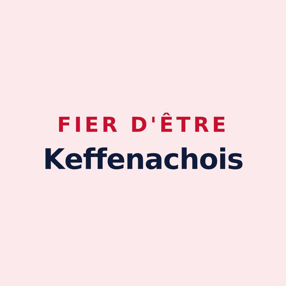 Magnet « Fier d'être Keffenachois » — design pour Keffenach