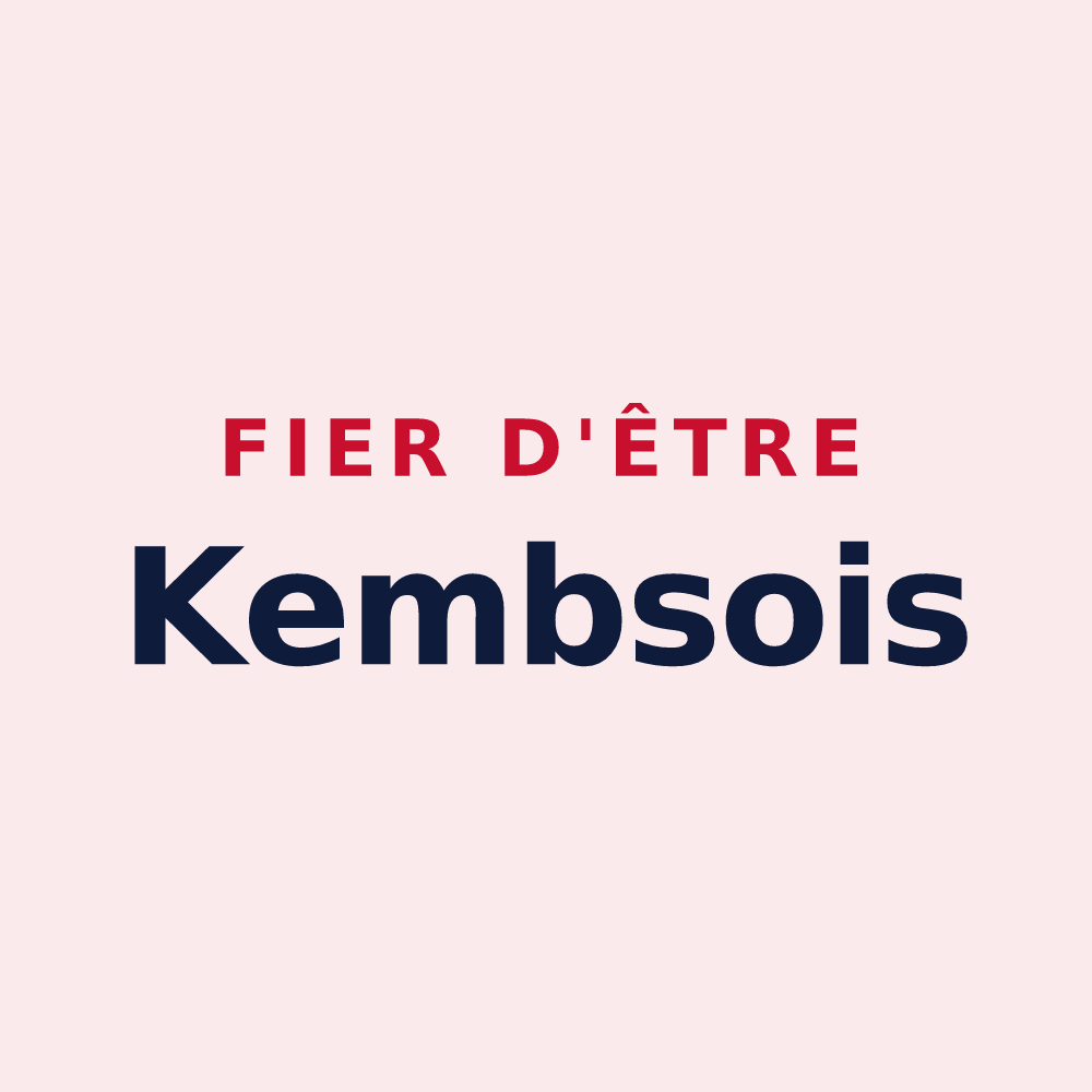 Magnet « Fier d'être Kembsois » — design pour Kembs