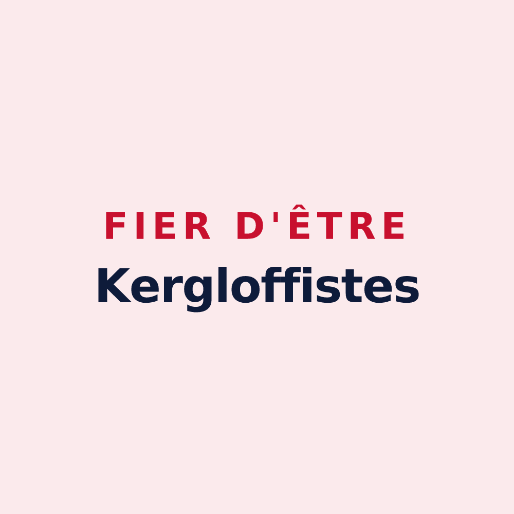 Magnet « Fier d'être Kergloffistes » — design pour Kergloff