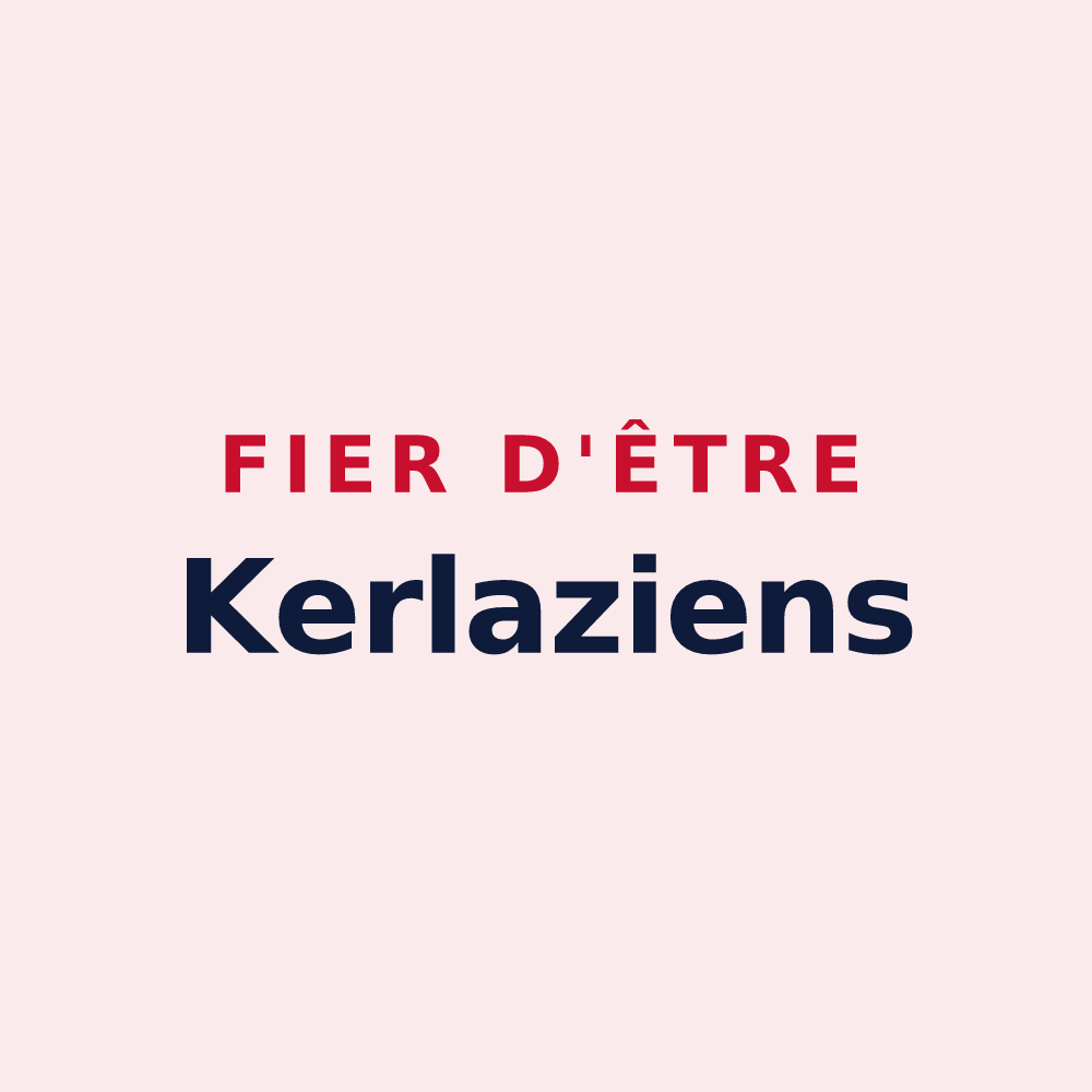 Magnet « Fier d'être Kerlaziens » — design pour Kerlaz