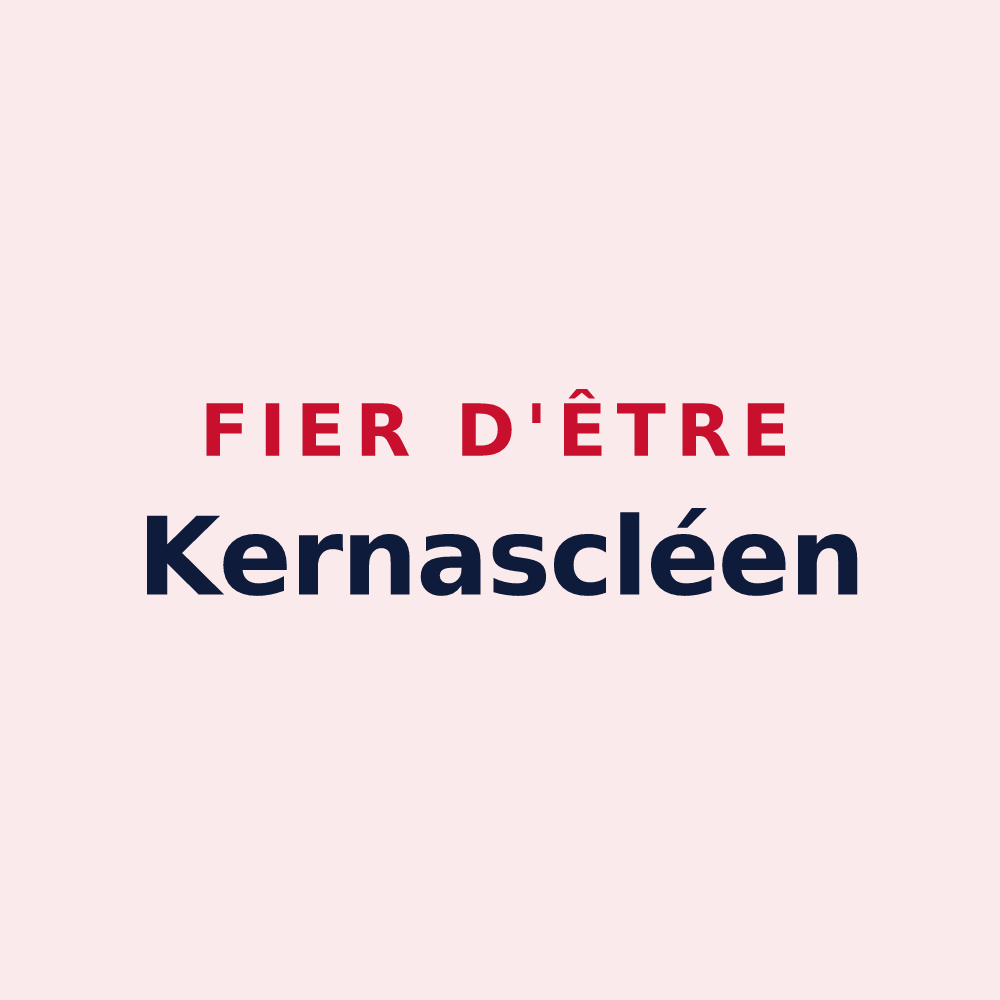 Magnet « Fier d'être Kernascléen » — design pour Kernascléden