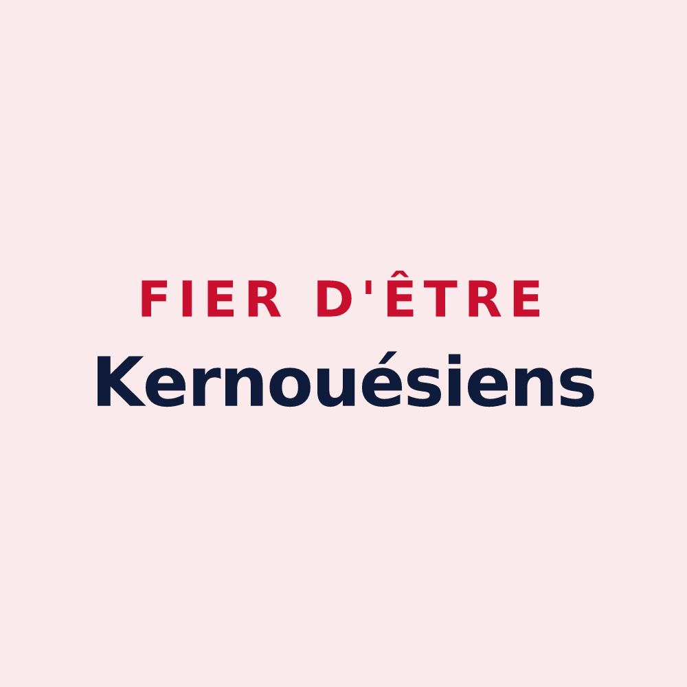 Magnet « Fier d'être Kernouésiens » — design pour Kernouës