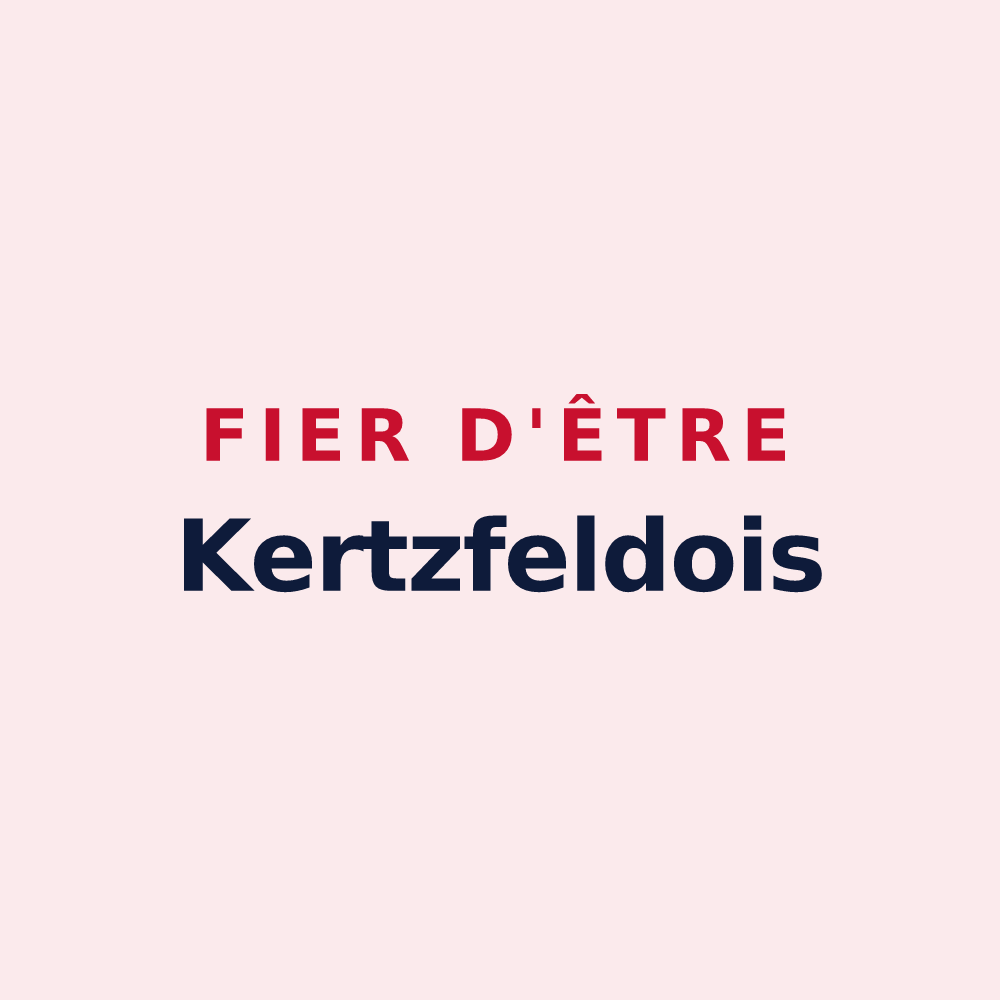 Magnet « Fier d'être Kertzfeldois » — design pour Kertzfeld