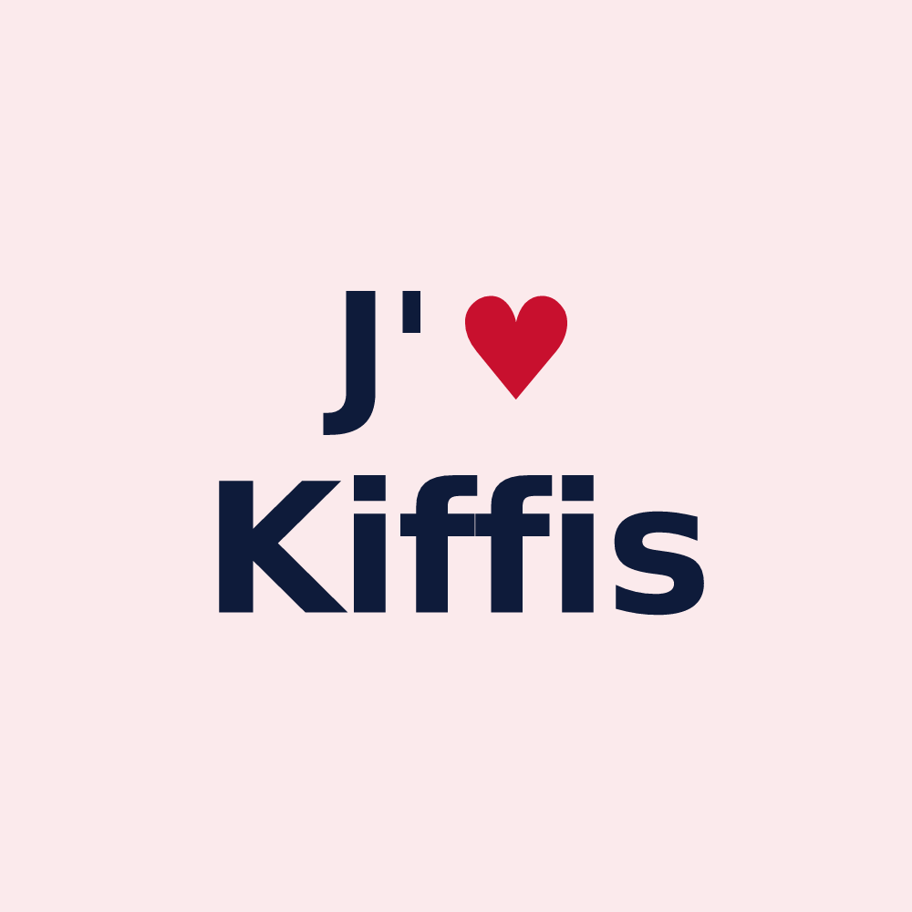 Magnet personnalisé Kiffis — design J'aime Kiffis