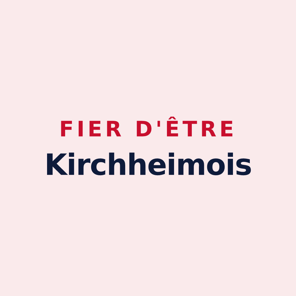 Magnet « Fier d'être Kirchheimois » — design pour Kirchheim