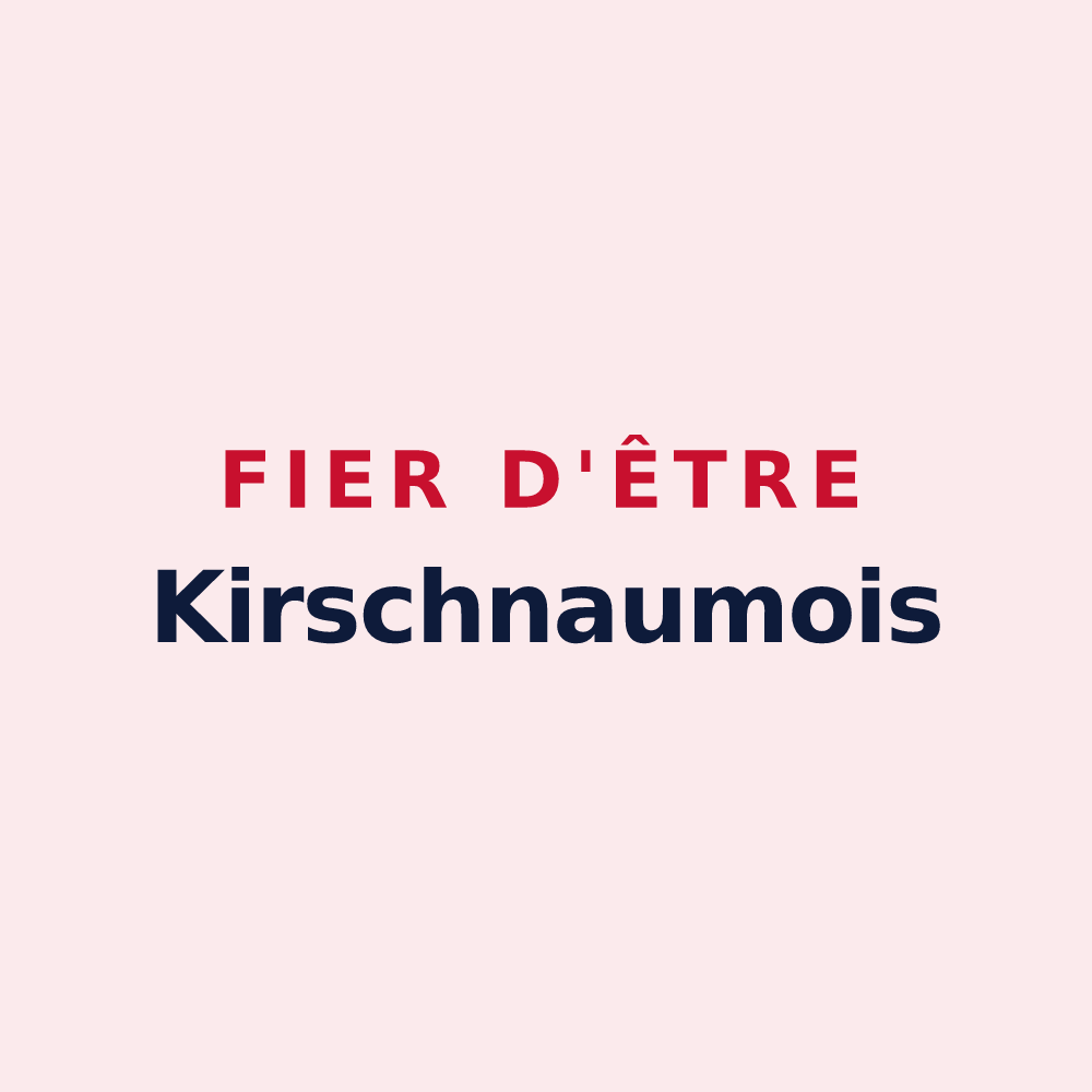 Magnet « Fier d'être Kirschnaumois » — design pour Kirschnaumen