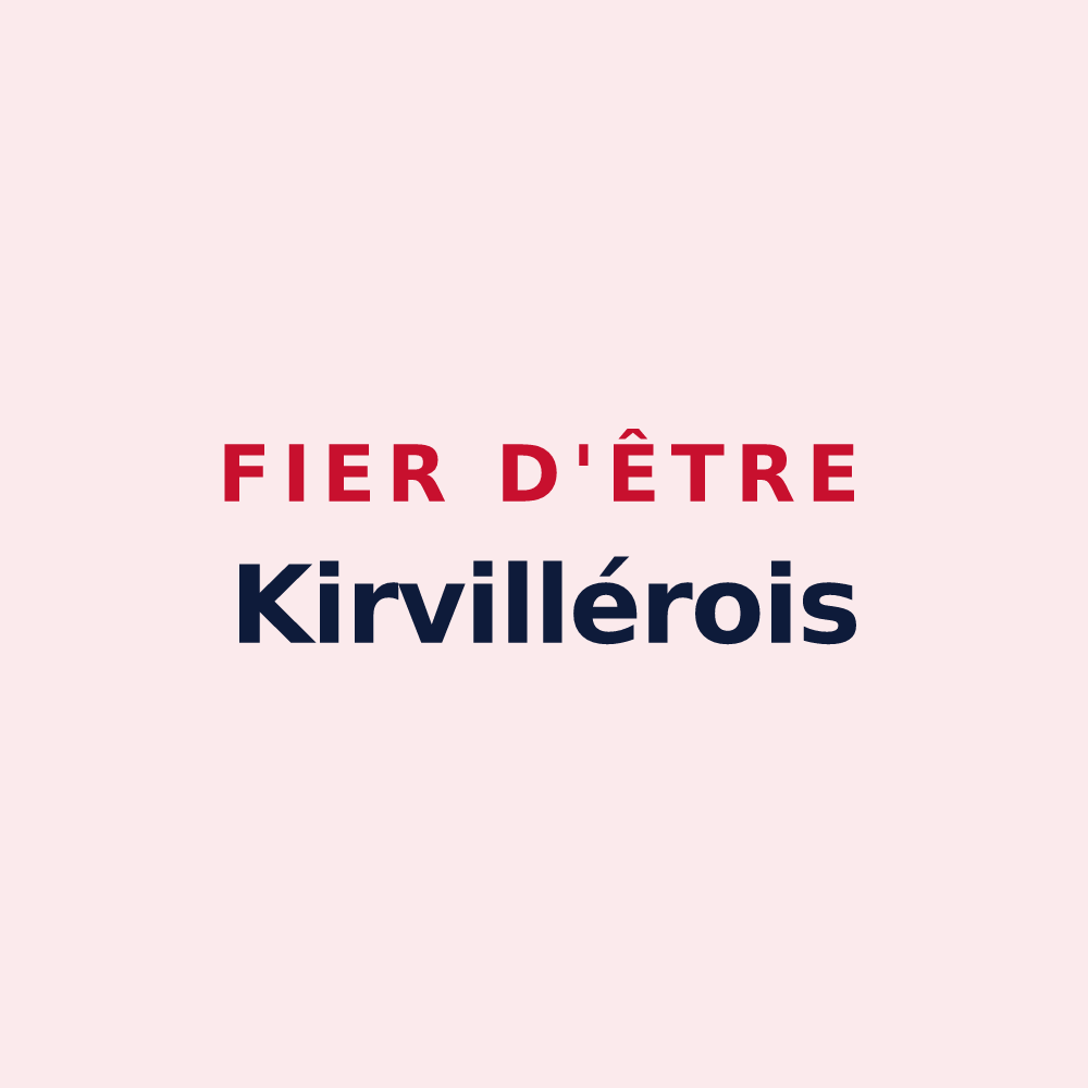 Magnet « Fier d'être Kirvillérois » — design pour Kirviller
