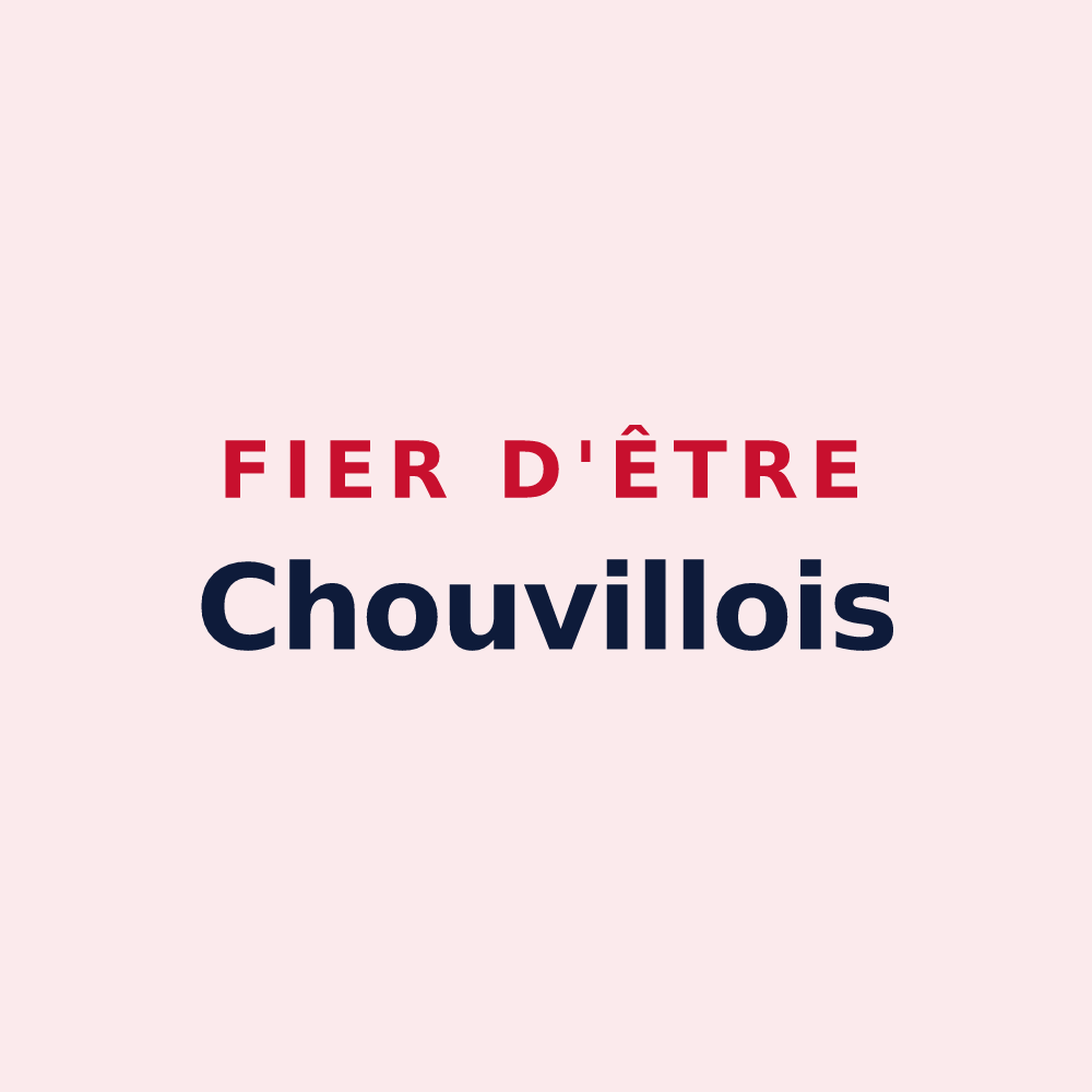 Magnet « Fier d'être Chouvillois » — design pour Krautergersheim