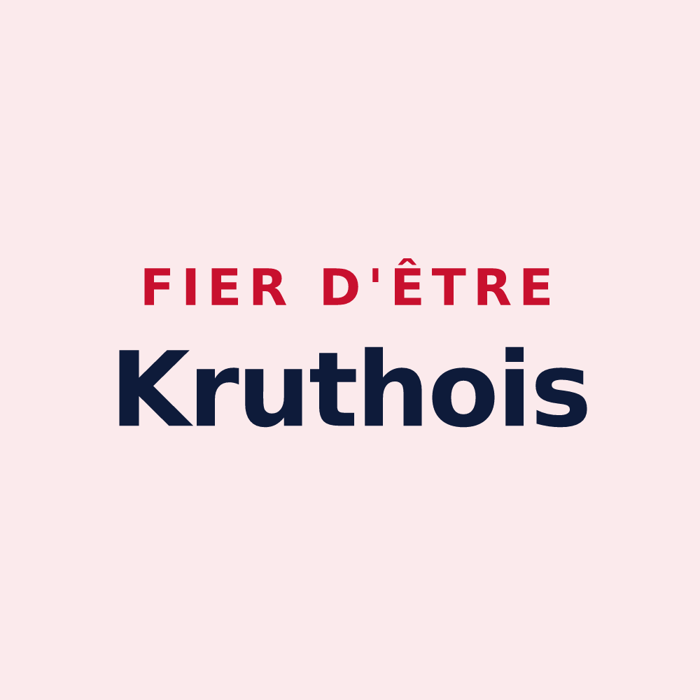 Magnet « Fier d'être Kruthois » — design pour Kruth