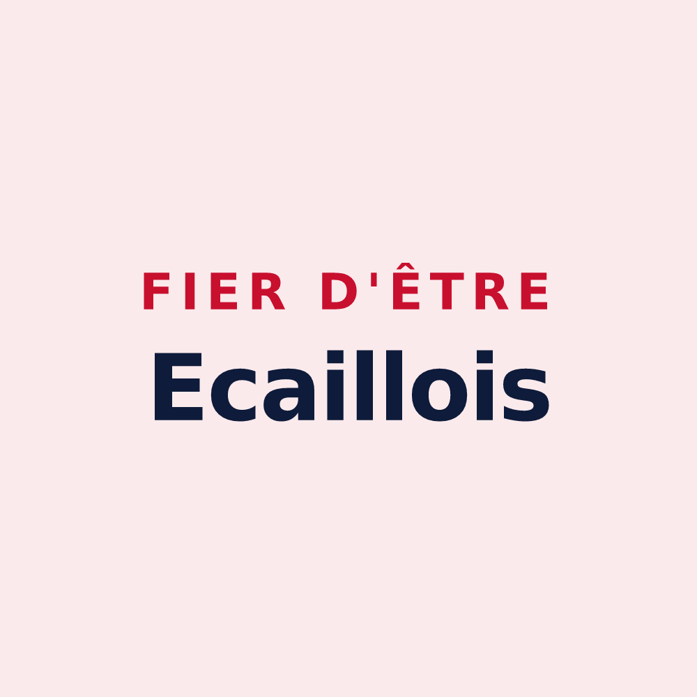 Magnet « Fier d'être Ecaillois » — design pour L'Écaille