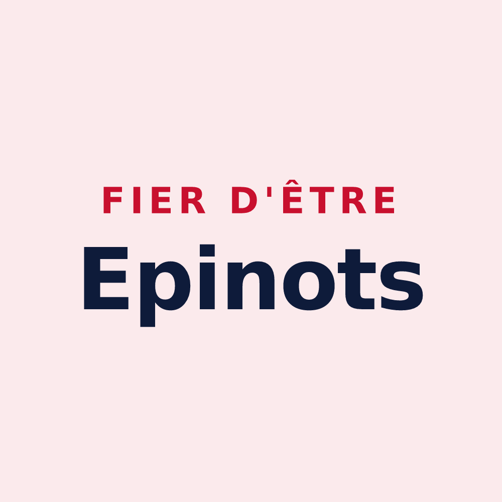 Magnet « Fier d'être Epinots » — design pour L'Épine