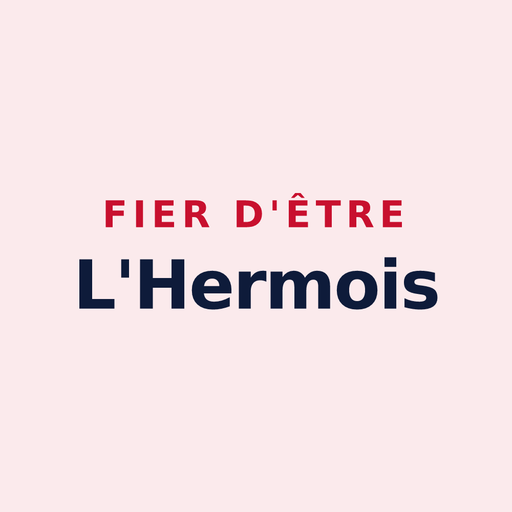 Magnet « Fier d'être L'Hermois » — design pour L'Herm