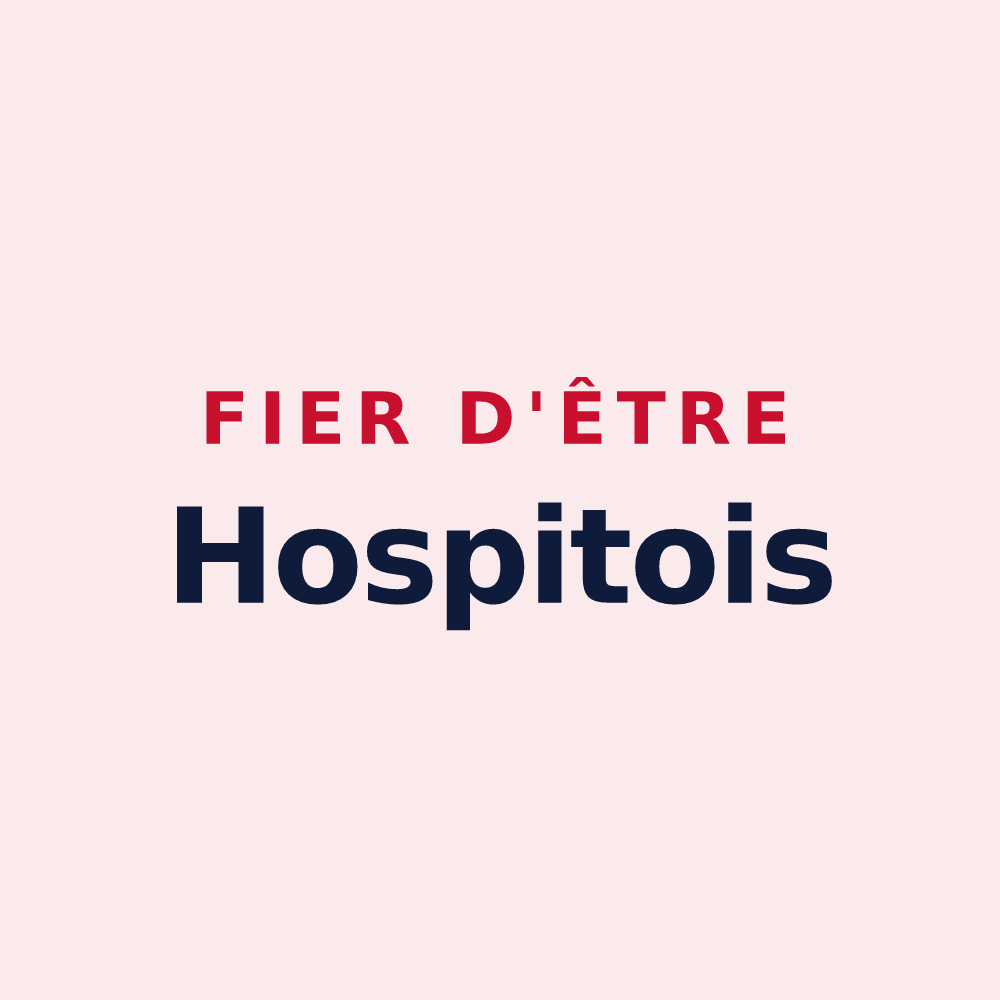 Magnet « Fier d'être Hospitois » — design pour L'Hôpital-le-Mercier