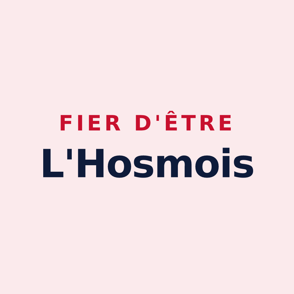 Magnet « Fier d'être L'Hosmois » — design pour L'Hosmes