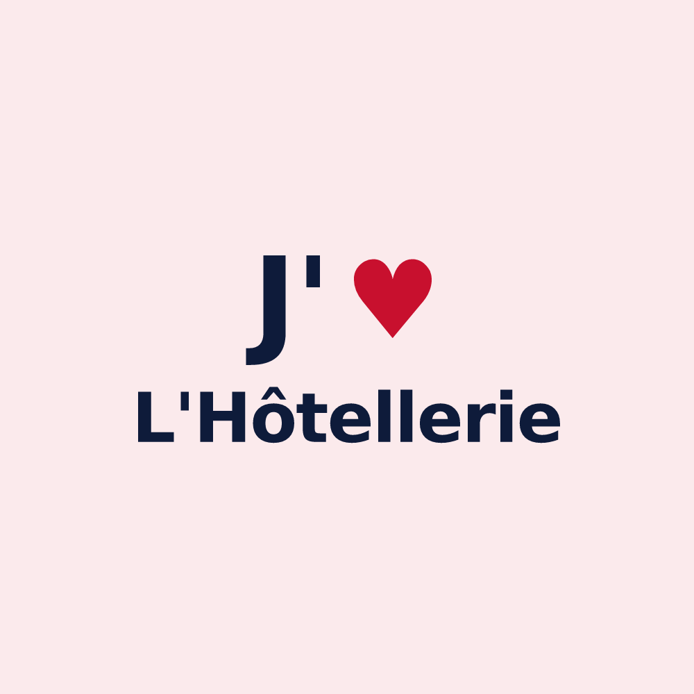 Magnet personnalisé L'Hôtellerie — design J'aime L'Hôtellerie