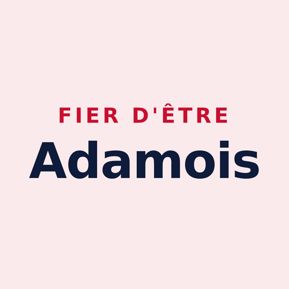Magnet « Fier d'être Adamois » — design pour L'Isle-Adam