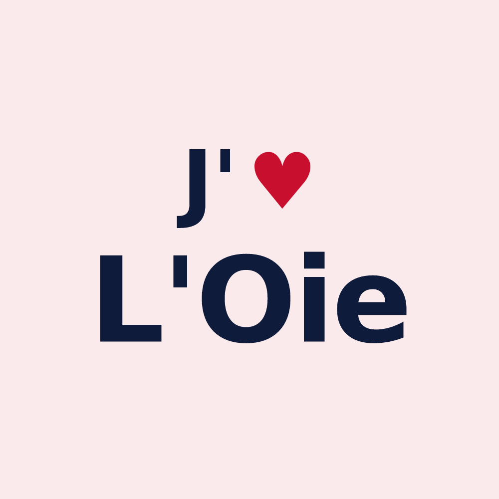 Magnet personnalisé L'Oie — design J'aime L'Oie