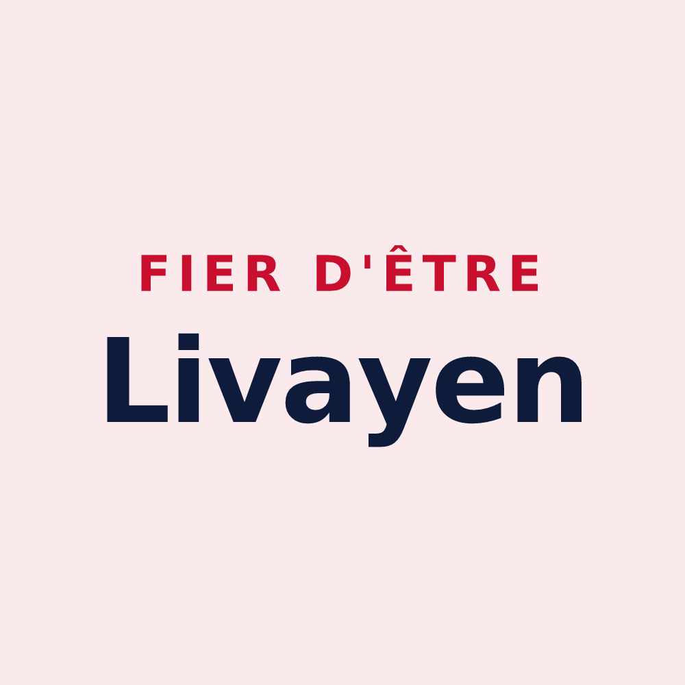 Magnet « Fier d'être Livayen » — design pour L'Orée-d'Écouves
