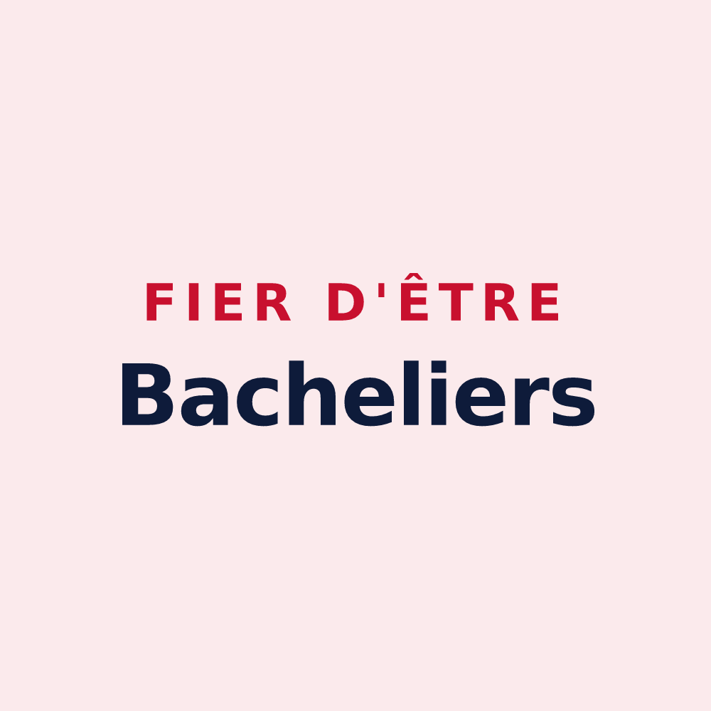Magnet « Fier d'être Bacheliers » — design pour La Bachellerie