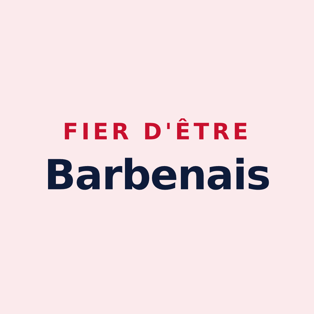Magnet « Fier d'être Barbenais » — design pour La Barben