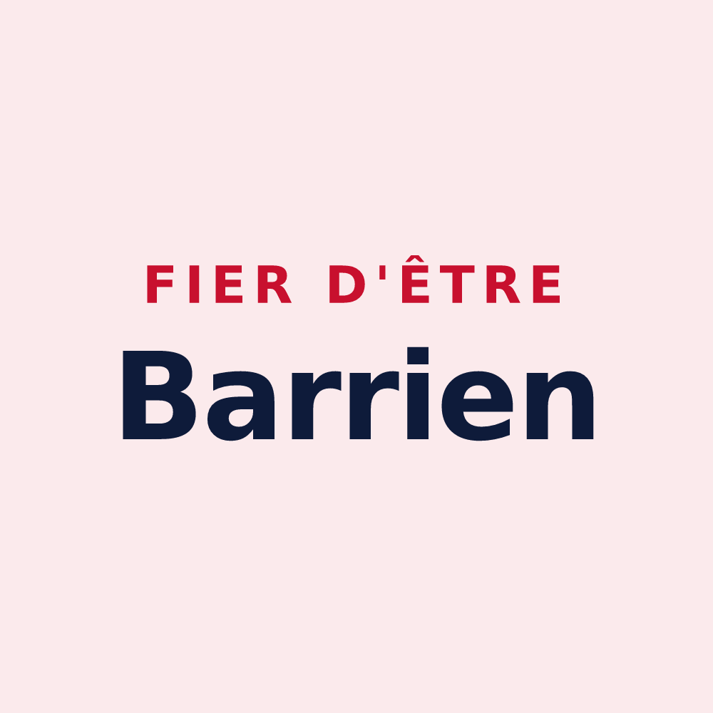 Magnet « Fier d'être Barrien » — design pour La Barre-de-Monts