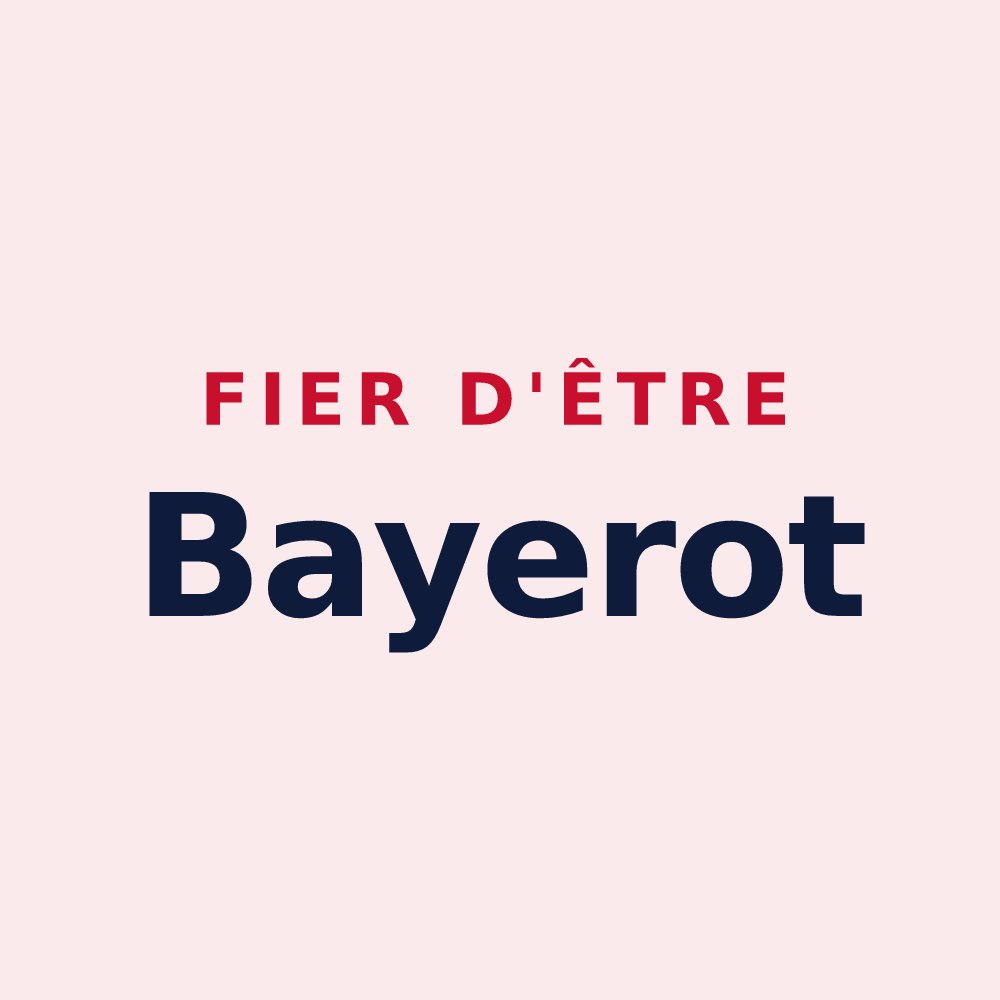 Magnet « Fier d'être Bayerot » — design pour La Bénisson-Dieu