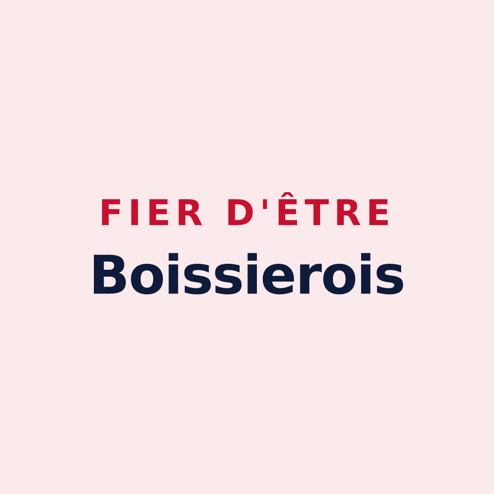 Magnet « Fier d'être Boissierois » — design pour La Boissière-des-Landes