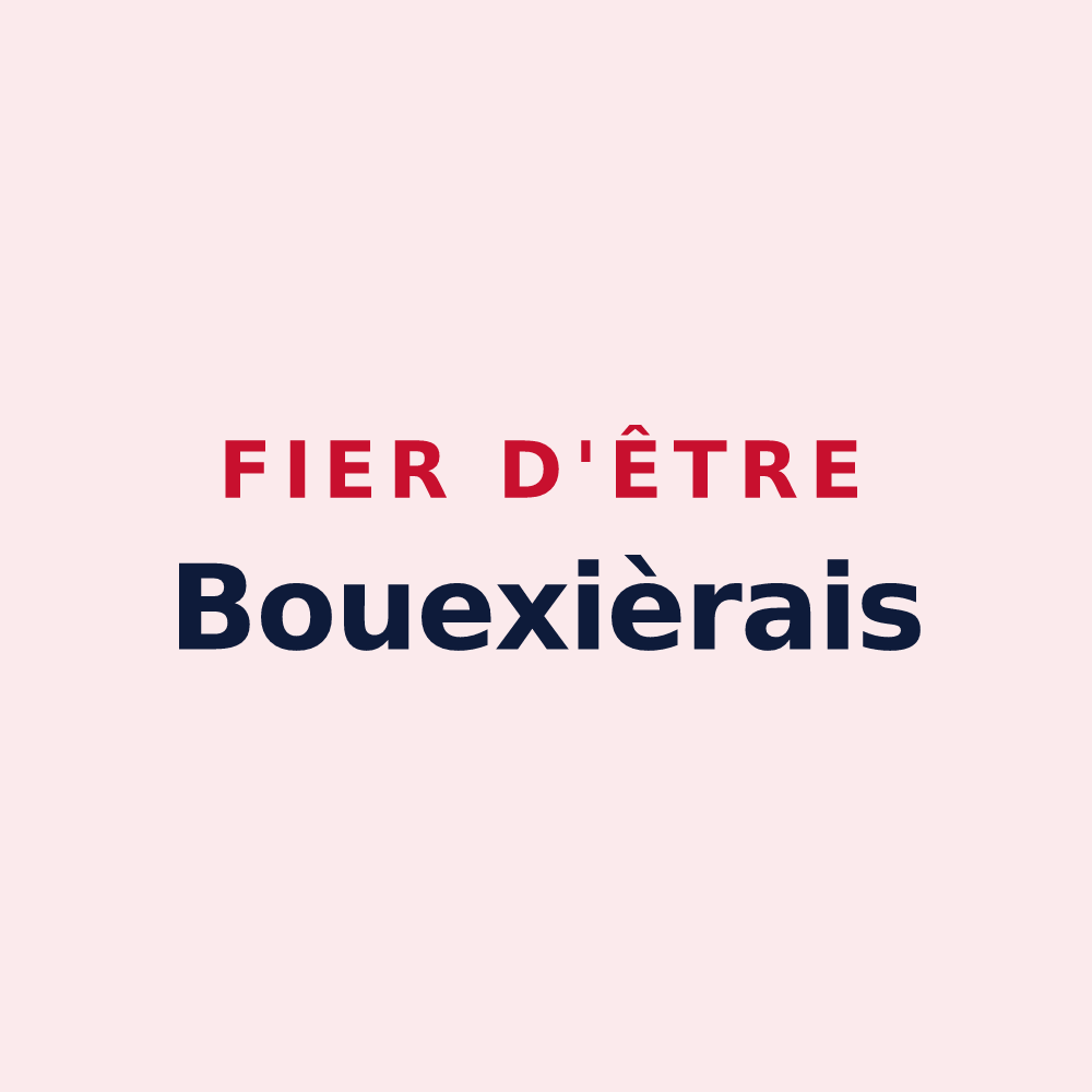 Magnet « Fier d'être Bouexièrais » — design pour La Bouëxière