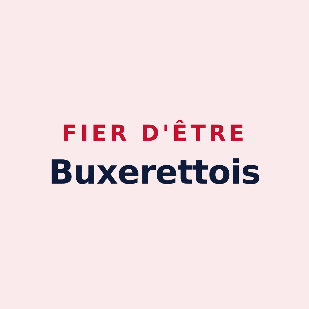 Magnet « Fier d'être Buxerettois » — design pour La Buxerette