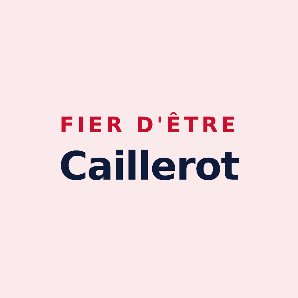 Magnet « Fier d'être Caillerot » — design pour La Caillère-Saint-Hilaire