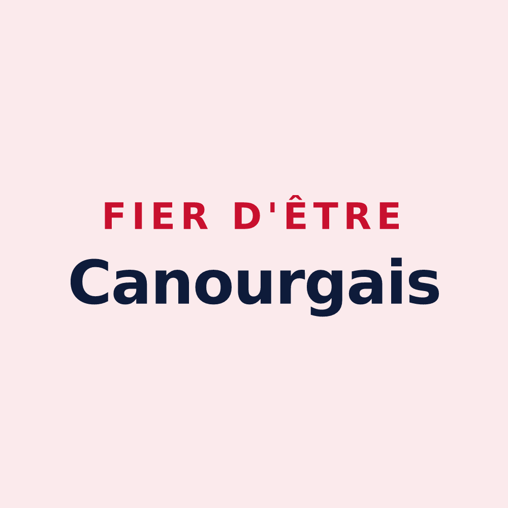 Magnet « Fier d'être Canourgais » — design pour La Canourgue