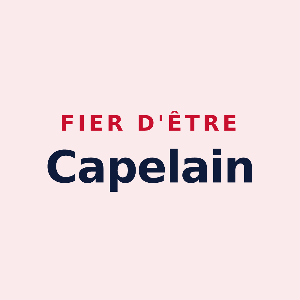 Magnet « Fier d'être Capelain » — design pour La Capelle-Bonance