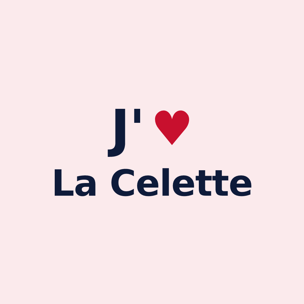 Magnet personnalisé La Celette — design J'aime La Celette