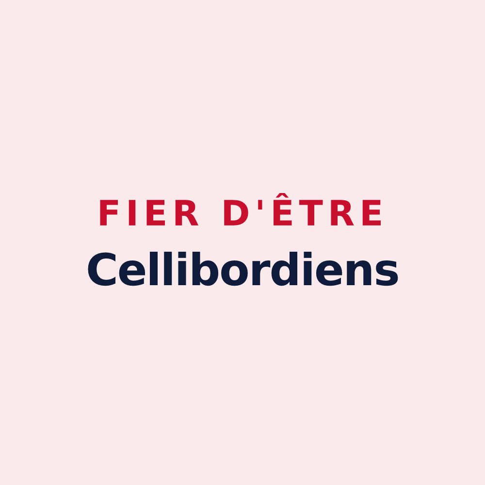 Magnet « Fier d'être Cellibordiens » — design pour La Celle-les-Bordes