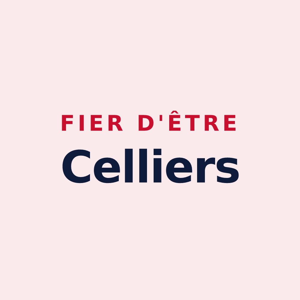 Magnet « Fier d'être Celliers » — design pour La Celle-sous-Chantemerle