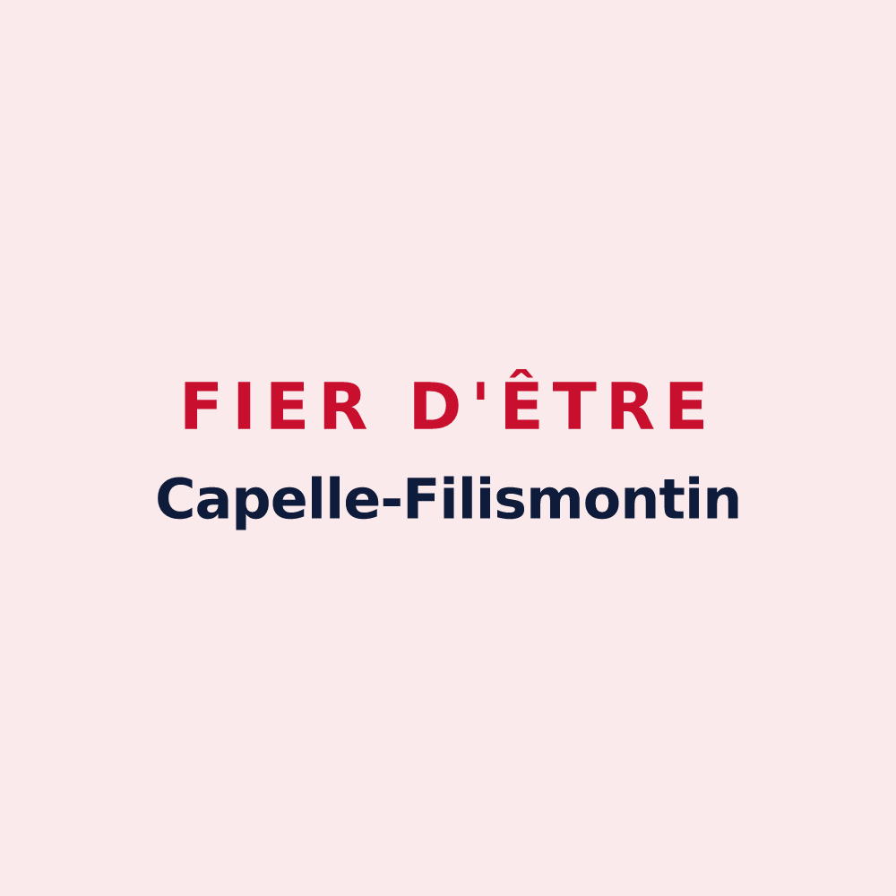 Magnet « Fier d'être Capelle-Filismontin » — design pour La Chapelle-aux-Filtzméens