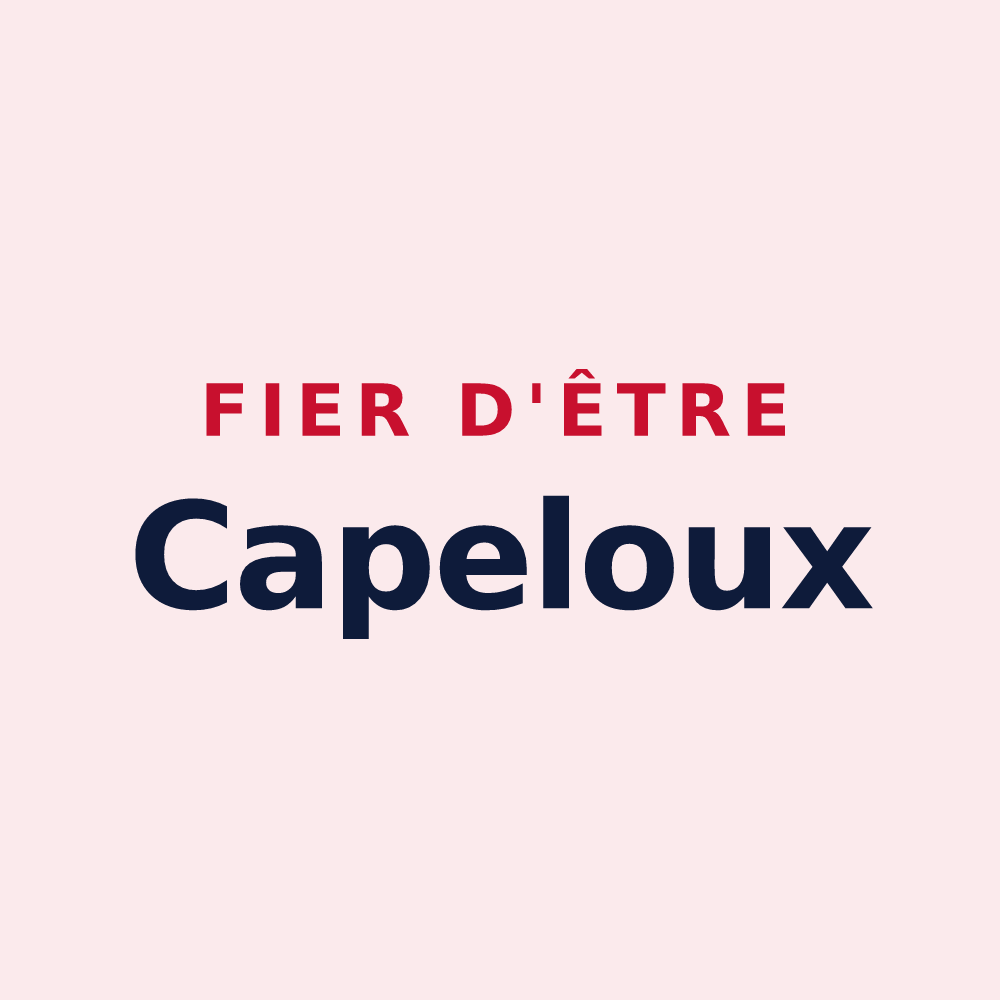 Magnet « Fier d'être Capeloux » — design pour La Chapelle-aux-Saints
