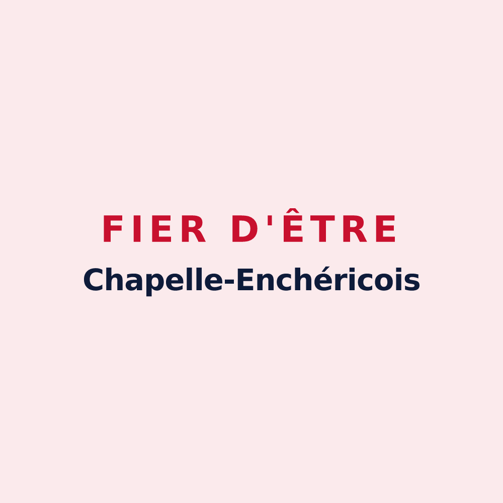 Magnet « Fier d'être Chapelle-Enchéricois » — design pour La Chapelle-Enchérie