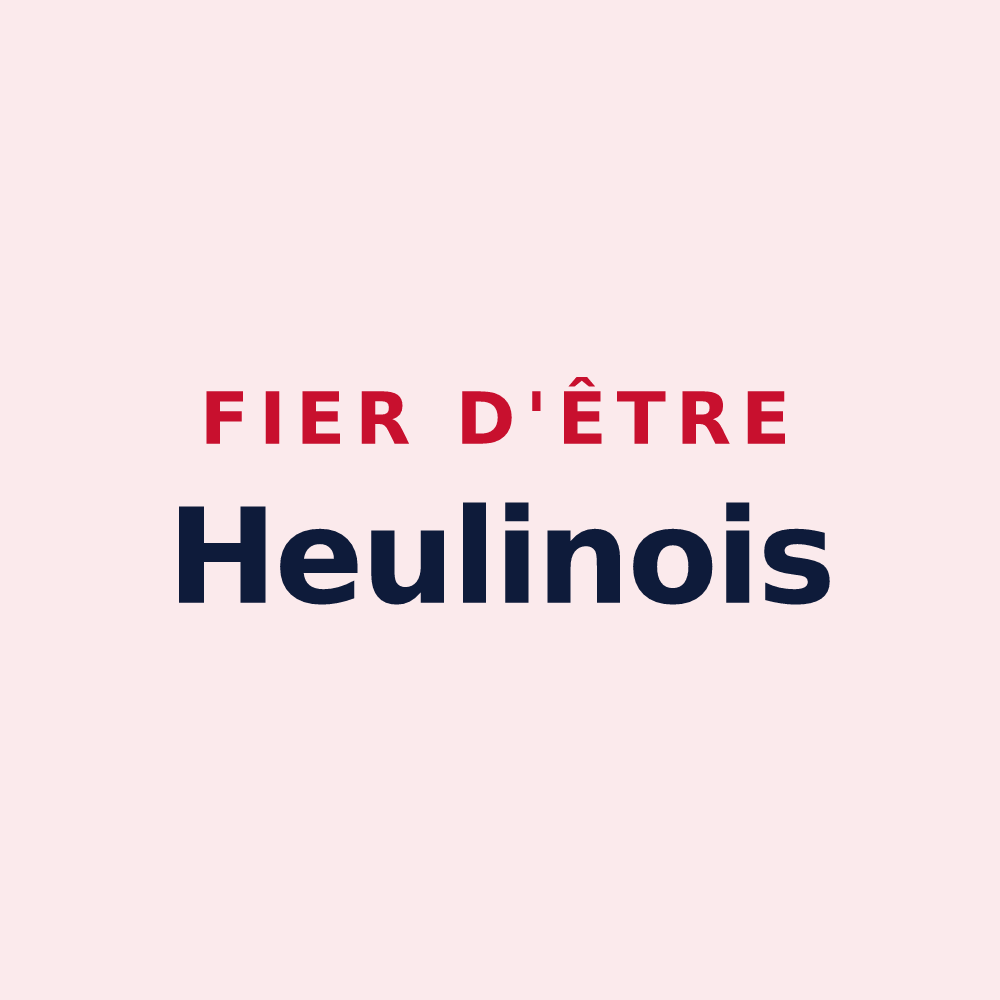 Magnet « Fier d'être Heulinois » — design pour La Chapelle-Heulin