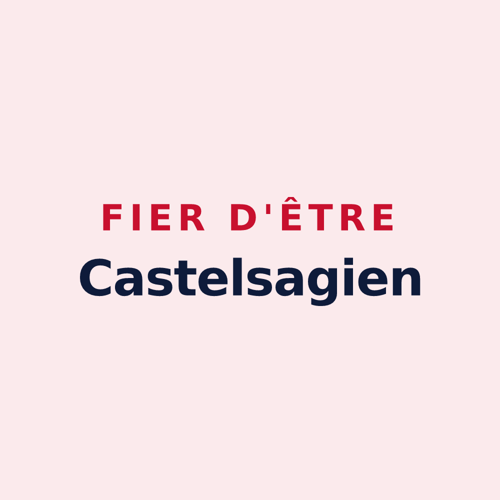 Magnet « Fier d'être Castelsagien » — design pour La Chapelle-près-Sées