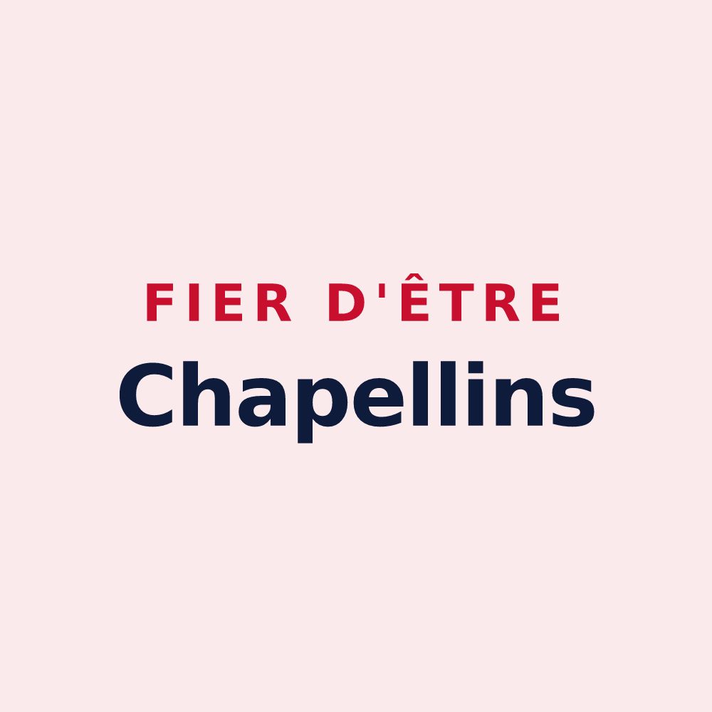 Magnet « Fier d'être Chapellins » — design pour La Chapelle-Rambaud