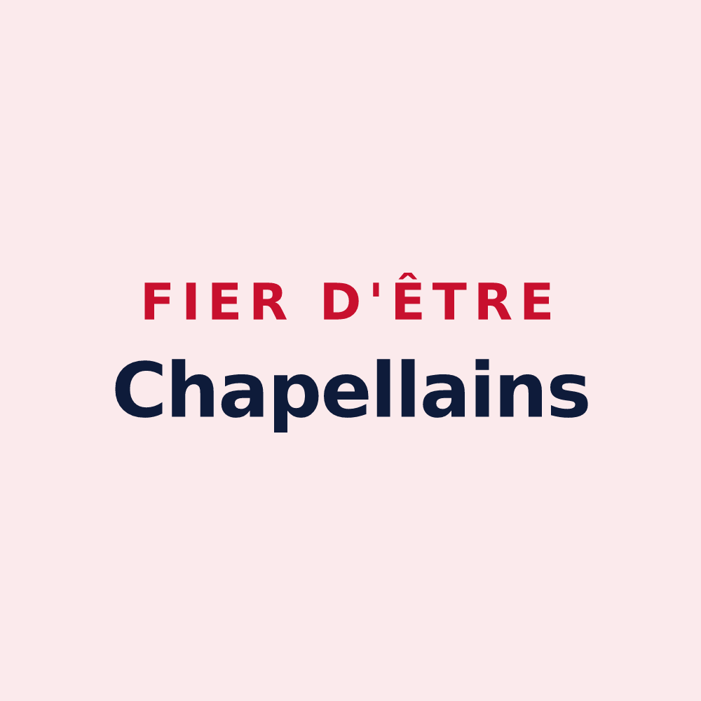 Magnet « Fier d'être Chapellains » — design pour La Chapelle-Saint-Maurice