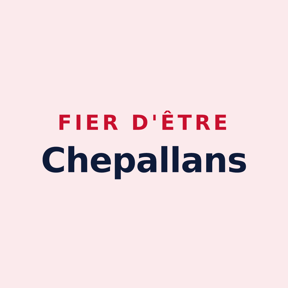 Magnet « Fier d'être Chepallans » — design pour La Chapelle-sous-Brancion